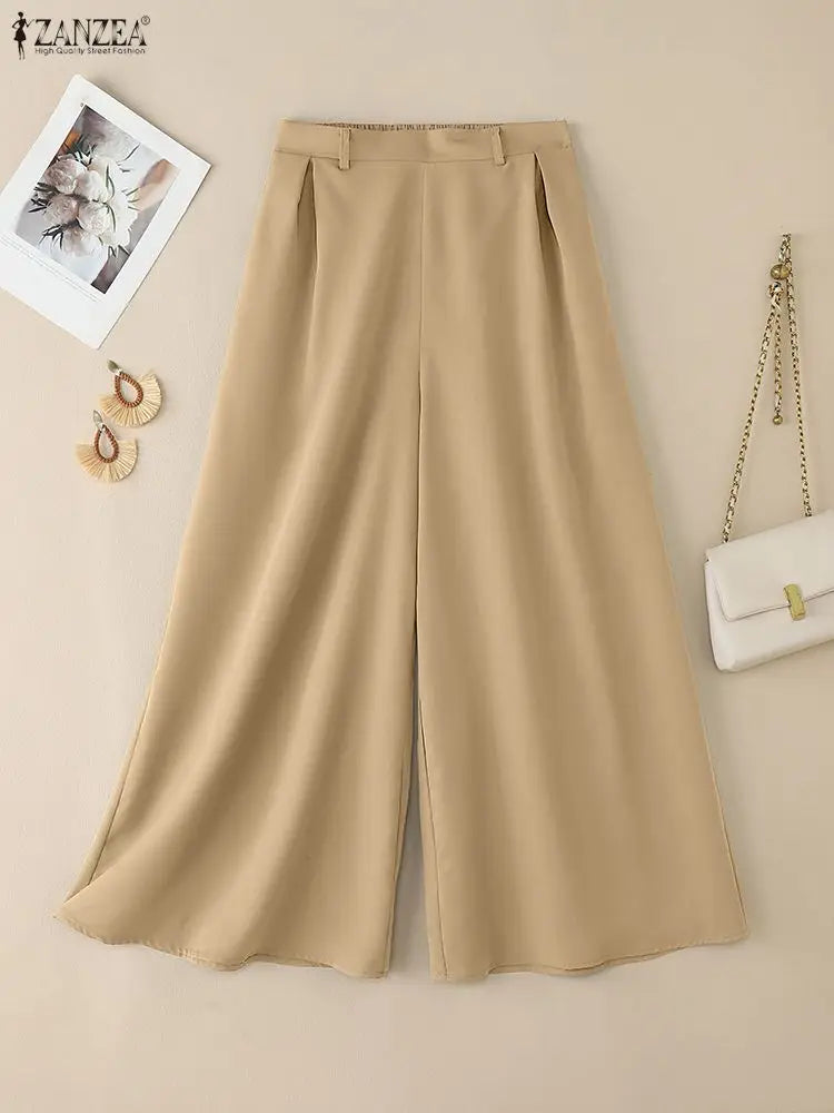 Pantalón Wide Leg "Zanzea Executive" – Estilo & Movimiento