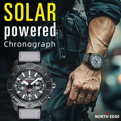 NORTH EDGE BLAZE - Reloj de cuarzo para hombre, con energía solar