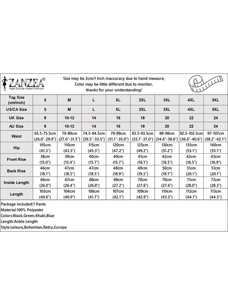 Pantalón Wide Leg "Zanzea Executive" – Estilo & Movimiento
