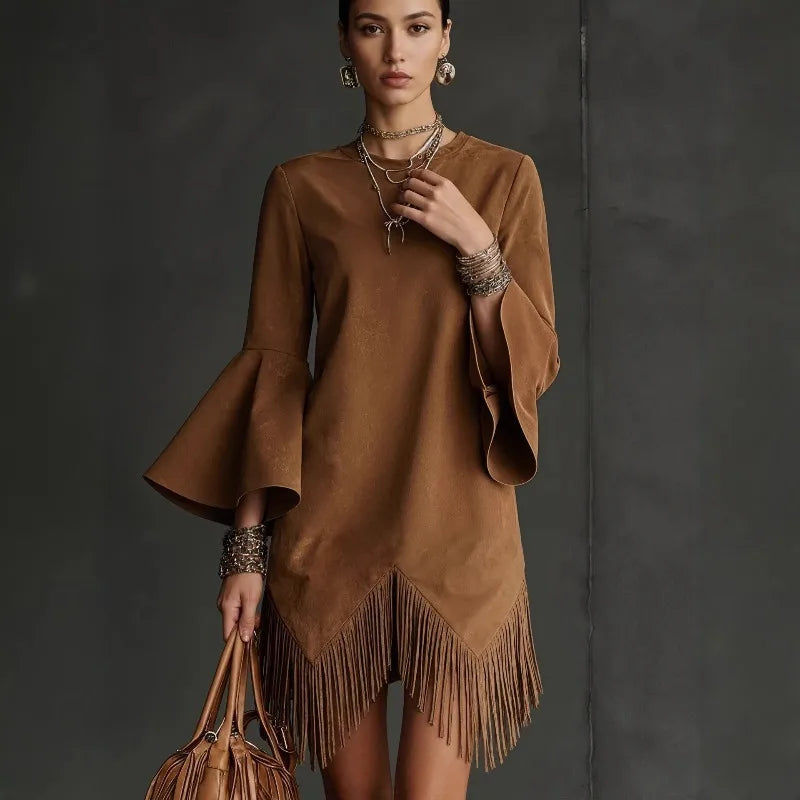 Vestido "Boho Tassel" – Estilo y Movimiento
