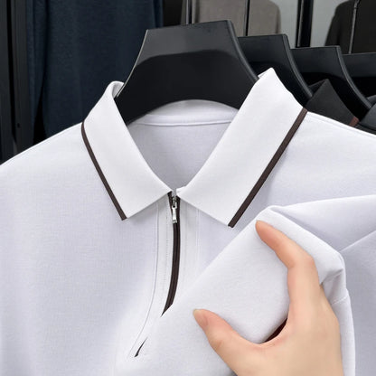 Polo de Lujo "Silk-Wool Blend" – Edición Ejecutiva