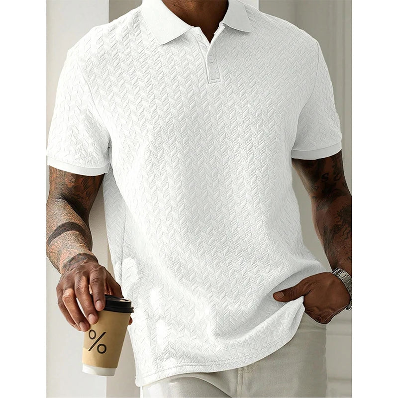 Polo de verano para hombre, estilo urbano, transpirable