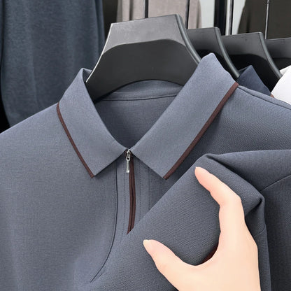 Polo de Lujo "Silk-Wool Blend" – Edición Ejecutiva