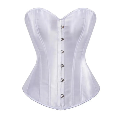 Corsé de satén sexy para mujer, gótico, con cordones, moldeador