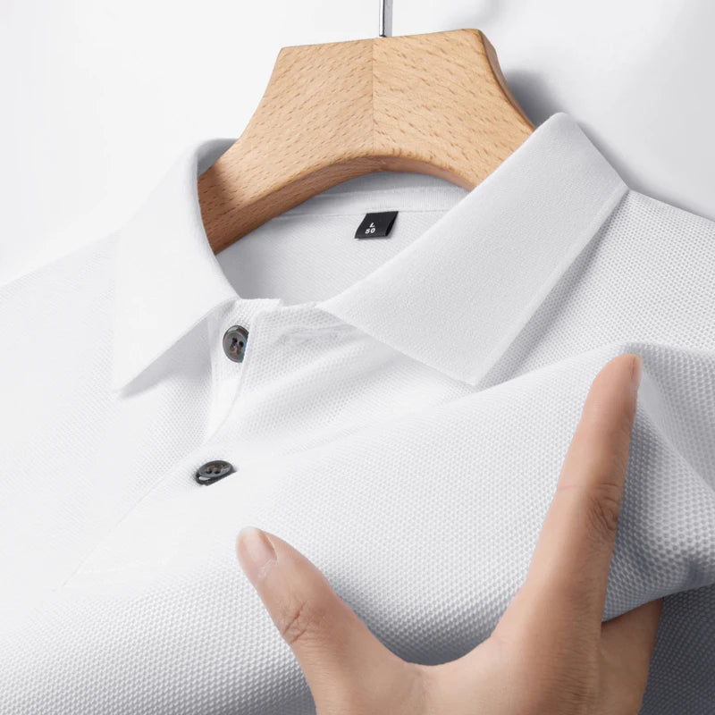 Polo 100 % algodón para hombre - manga corta