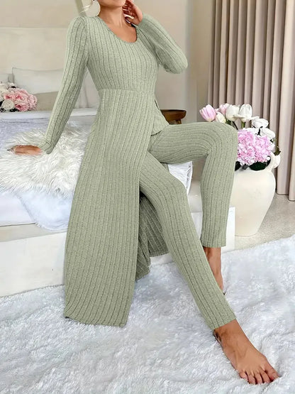 Conjunto de dos piezas para mujer, informal, de moda