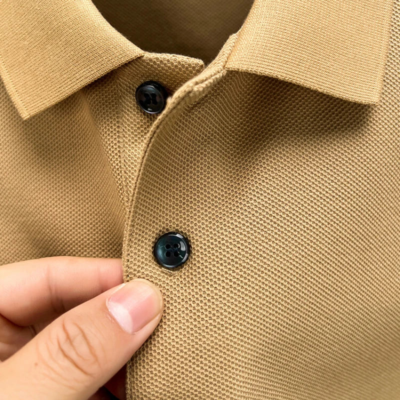Polo 100 % algodón para hombre - manga corta