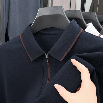 Polo de Lujo "Silk-Wool Blend" – Edición Ejecutiva