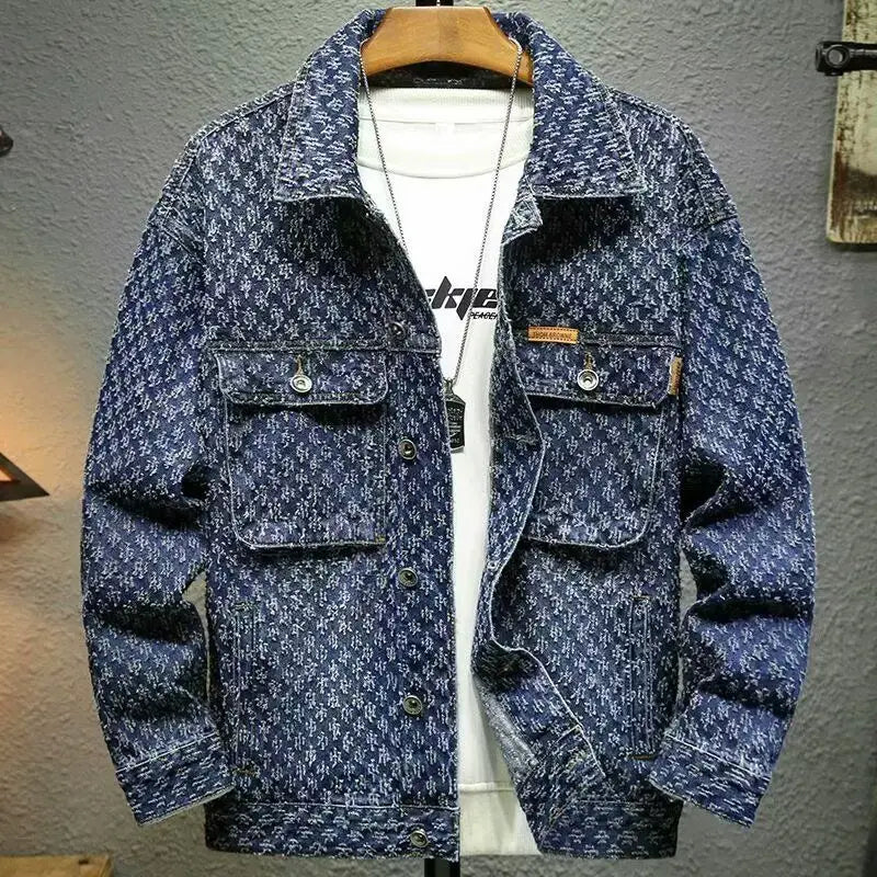 Chaqueta "Jacquard Elite" – Lujo Urbano & Protección
