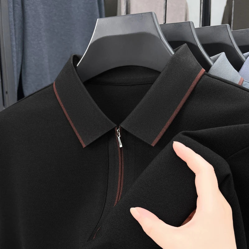 Polo de Lujo "Silk-Wool Blend" – Edición Ejecutiva