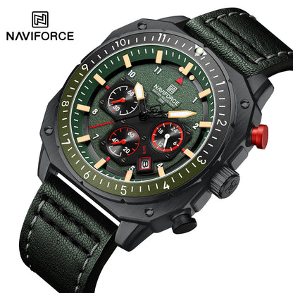NAVIFORCE - Reloj deportivo multifunción resistente al agua para hombre