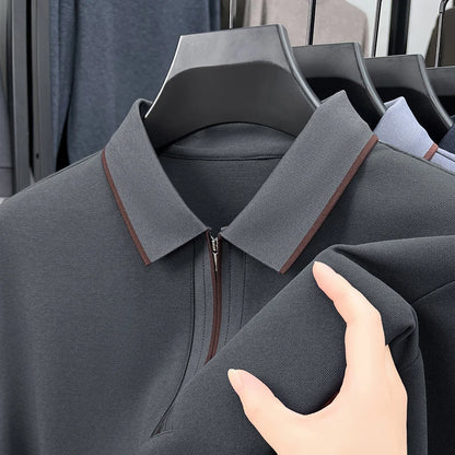 Polo de Lujo "Silk-Wool Blend" – Edición Ejecutiva