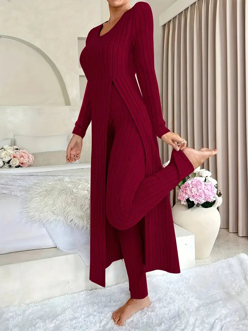 Conjunto de dos piezas para mujer, informal, de moda