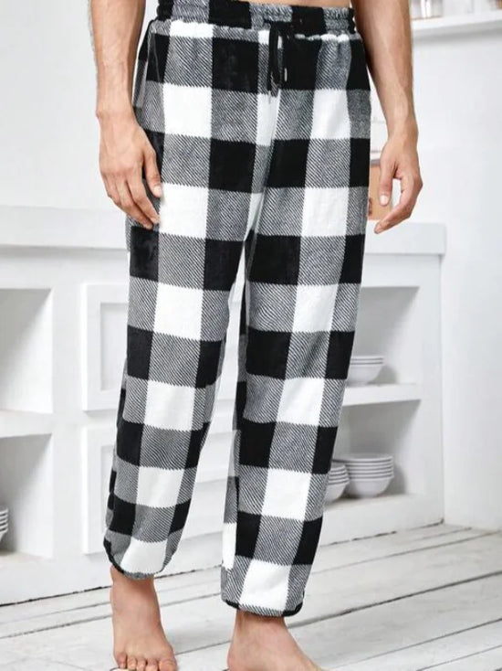 Pijamas Casuales Cozy Stride negro gris