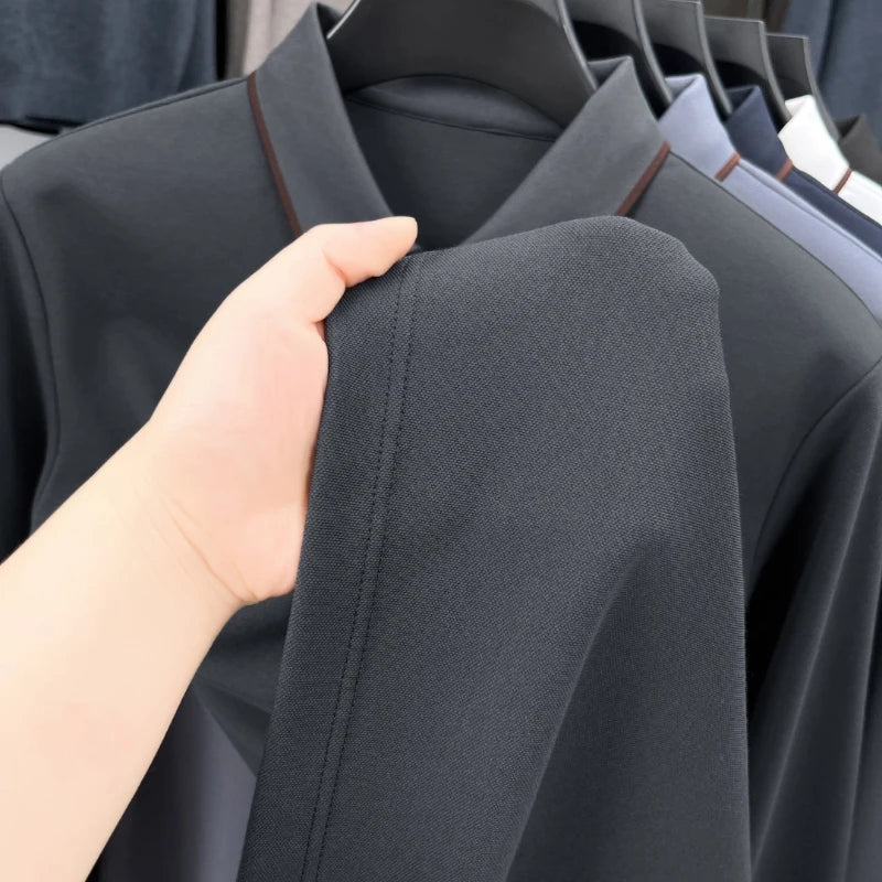 Polo de Lujo "Silk-Wool Blend" – Edición Ejecutiva