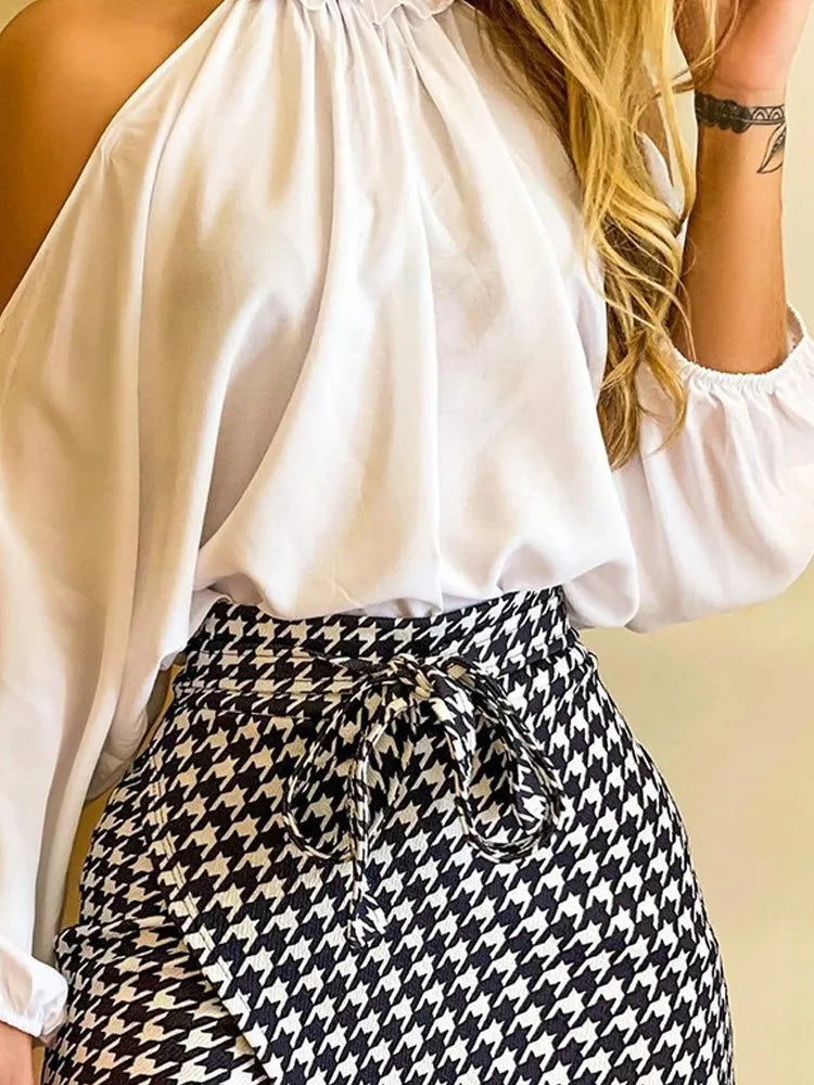 Conjunto elegante de hakama informal para mujer