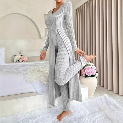 Conjunto de dos piezas para mujer, informal, de moda