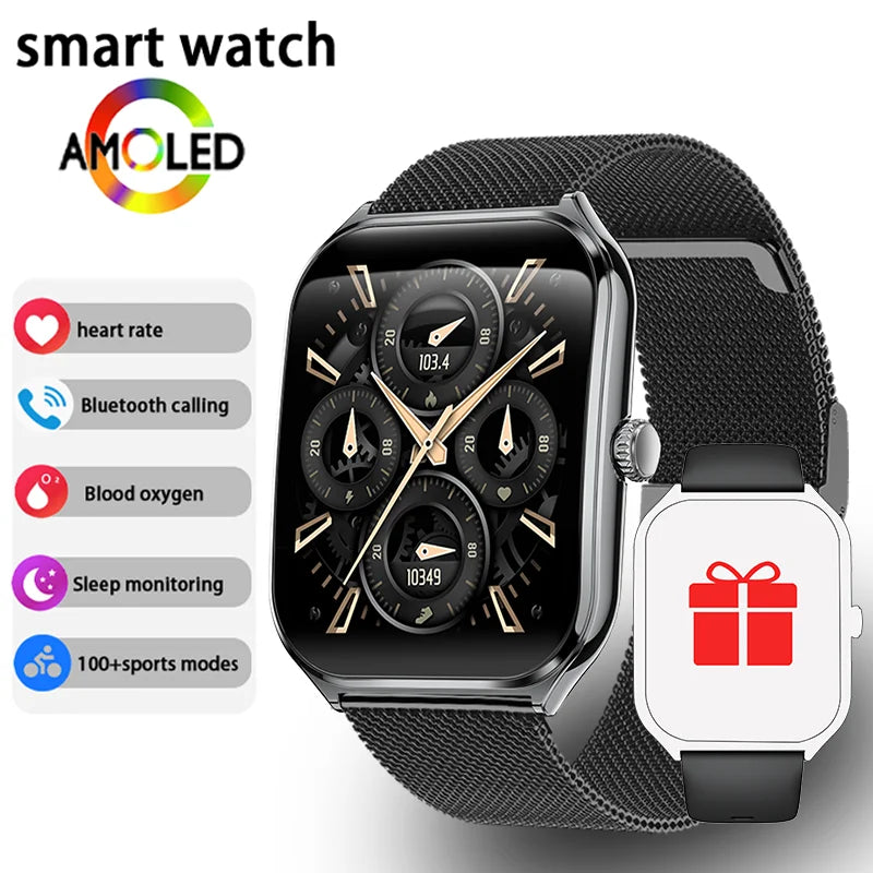 Reloj inteligente ultrafino, pantalla AMOLED de 1,96 pulgadas