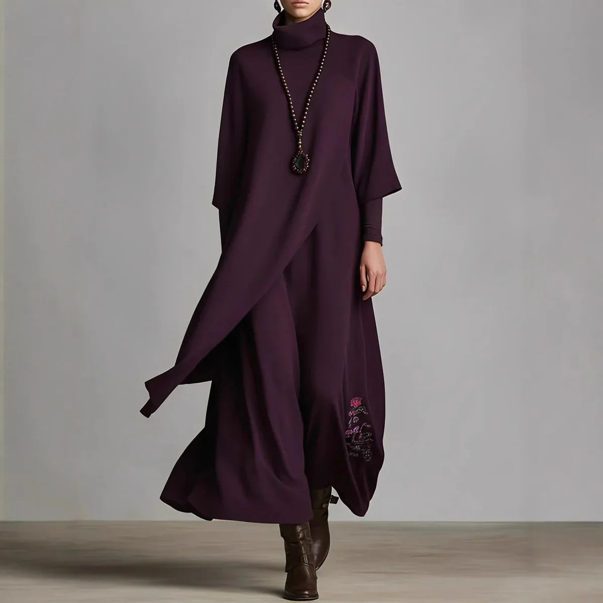 Vestido "Boho-Chic" Bordado - Colección 2026