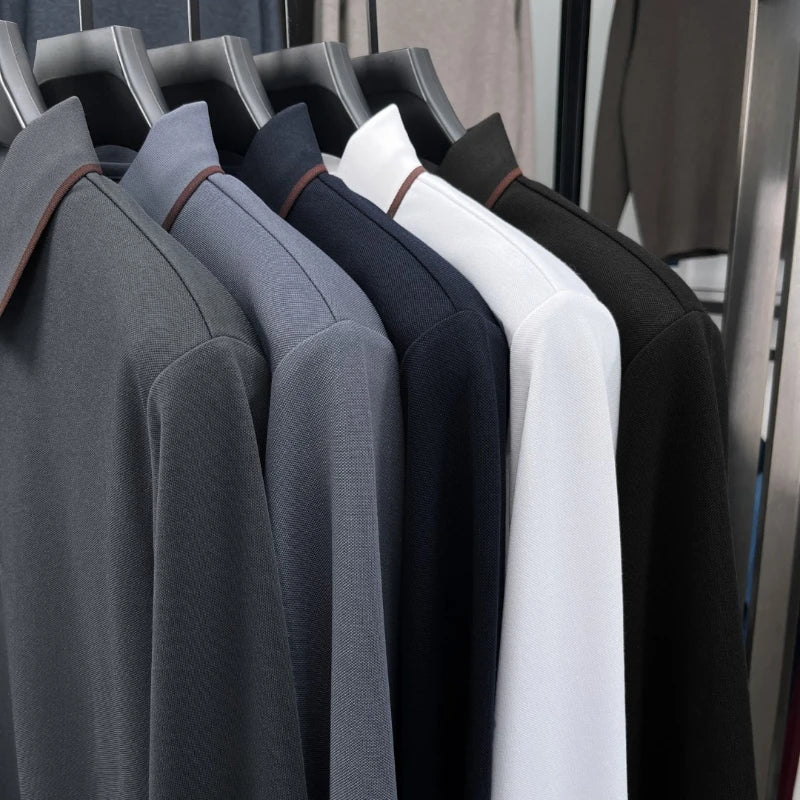 Polo de Lujo "Silk-Wool Blend" – Edición Ejecutiva