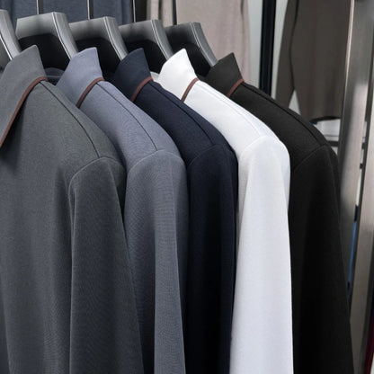 Polo de Lujo "Silk-Wool Blend" – Edición Ejecutiva