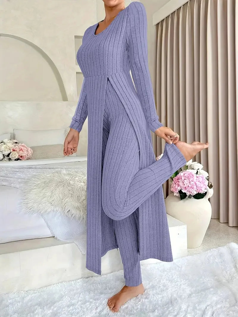 Conjunto de dos piezas para mujer, informal, de moda