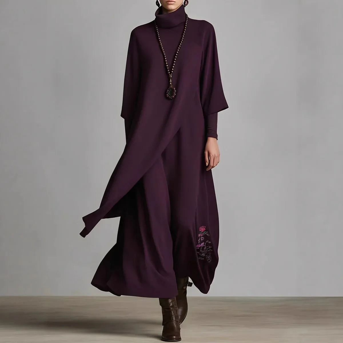 Vestido "Boho-Chic" Bordado - Colección 2026