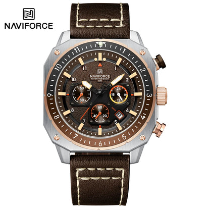 NAVIFORCE - Reloj deportivo multifunción resistente al agua para hombre