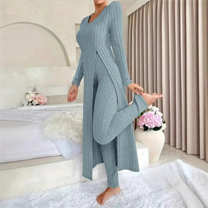 Conjunto de dos piezas para mujer, informal, de moda