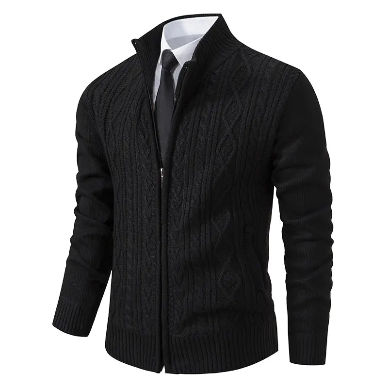 Fiorinni Cárdigan para Hombre - Chaqueta de Punto Grueso