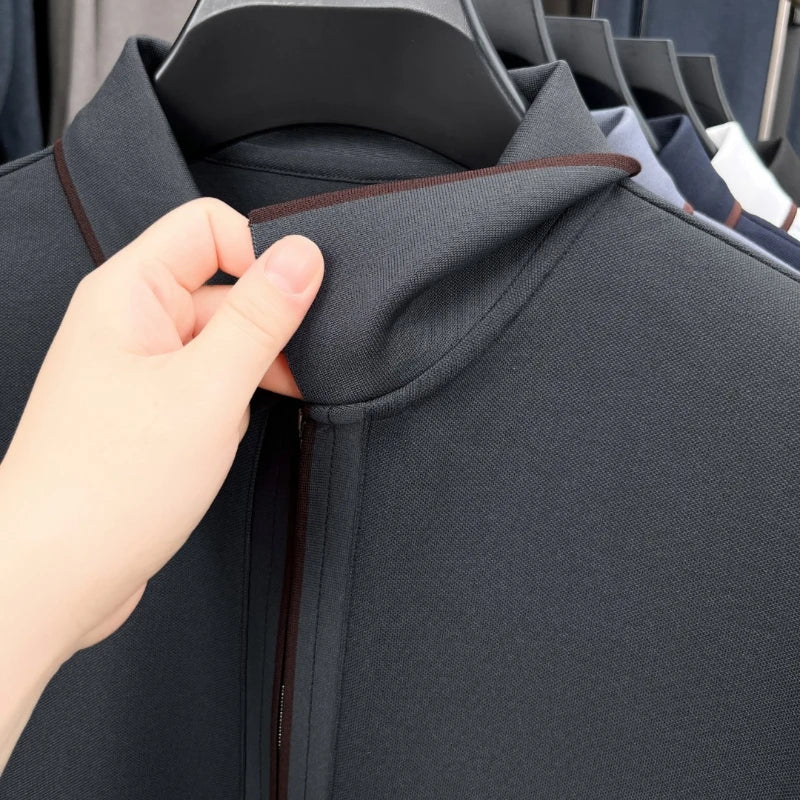Polo de Lujo "Silk-Wool Blend" – Edición Ejecutiva