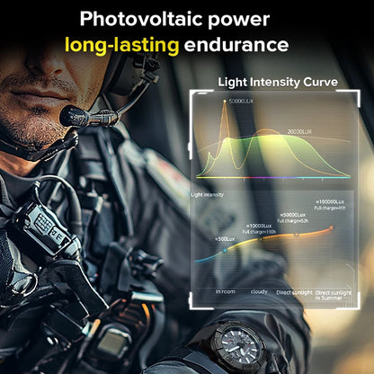 NORTH EDGE BLAZE - Reloj de cuarzo para hombre, con energía solar