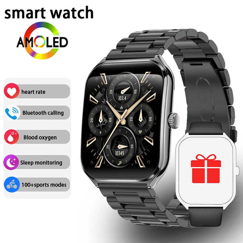 Reloj inteligente ultrafino, pantalla AMOLED de 1,96 pulgadas