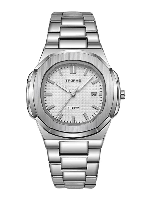 Reloj de Cuarzo de Acero Impermeable