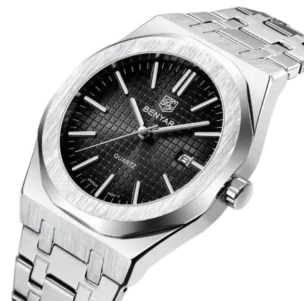 Reloj de Cuarzo Luminoso y Resistente al Agua para Hombre
