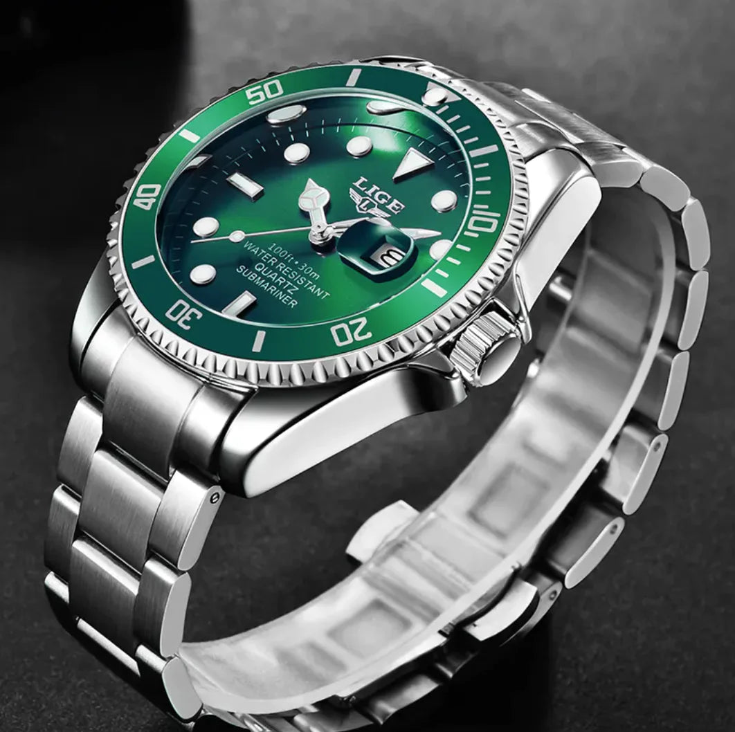 Reloj de Cuarzo Impermeable para Hombre