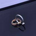  【Two-color three-ring ring】