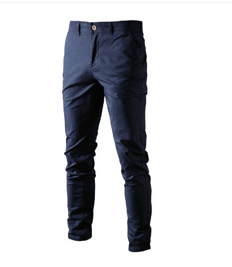 Pantalón Slim Fit de Color Sólido para Hombre