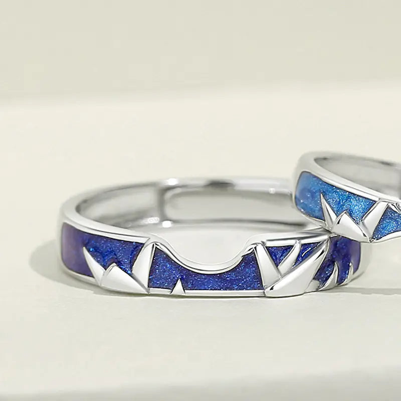 Anillo de Esmalte de Diseño de Compromiso