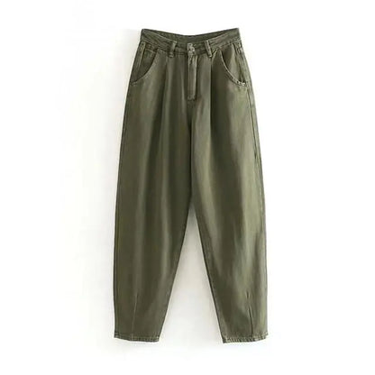 Pantalones Cargo Plisados - Elegancia Casual