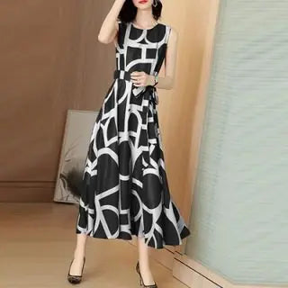 Vestido Chic de Verano  Cuello O