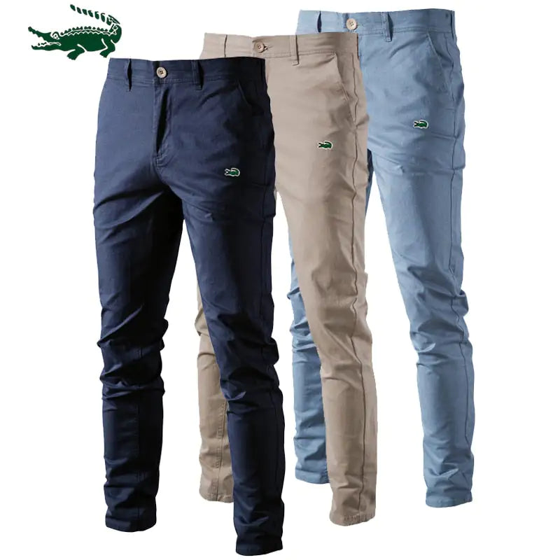 Pantalón Slim Fit de Color Sólido para Hombre