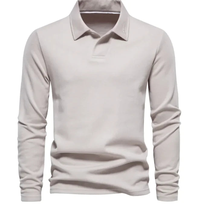 Polo Clásico de Manga Larga: Elegancia Atemporal