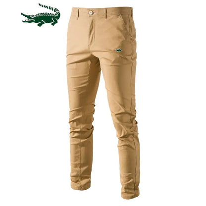 Pantalón Slim Fit de Color Sólido para Hombre