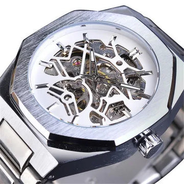 Silver With Black Surface