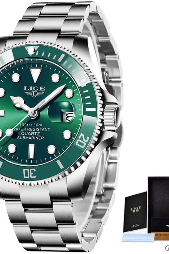 Reloj de Cuarzo Impermeable para Hombre