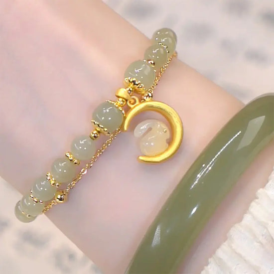 Pulsera Vintage de Cuentas con Carácter Único