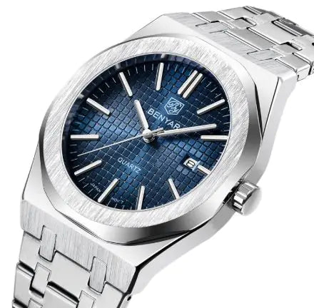 Reloj de Cuarzo Luminoso y Resistente al Agua para Hombre