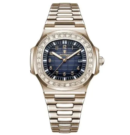 Reloj de Cuarzo Luminoso Impermeable de Lujo para Hombre