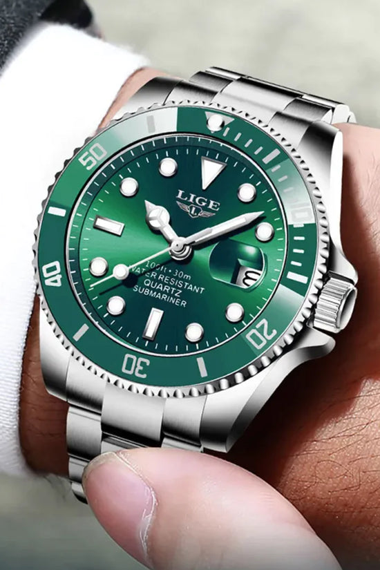 Reloj de Cuarzo Impermeable para Hombre